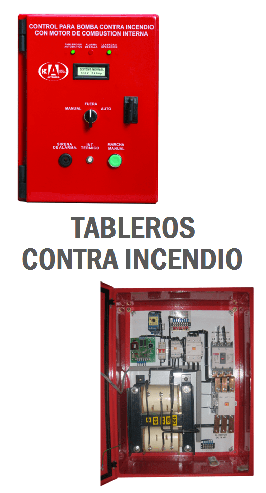 Tableros de control contraincendios